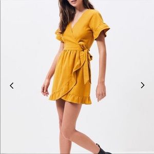 LA Hearts Wrap Dress S